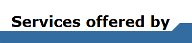 Services offered by  